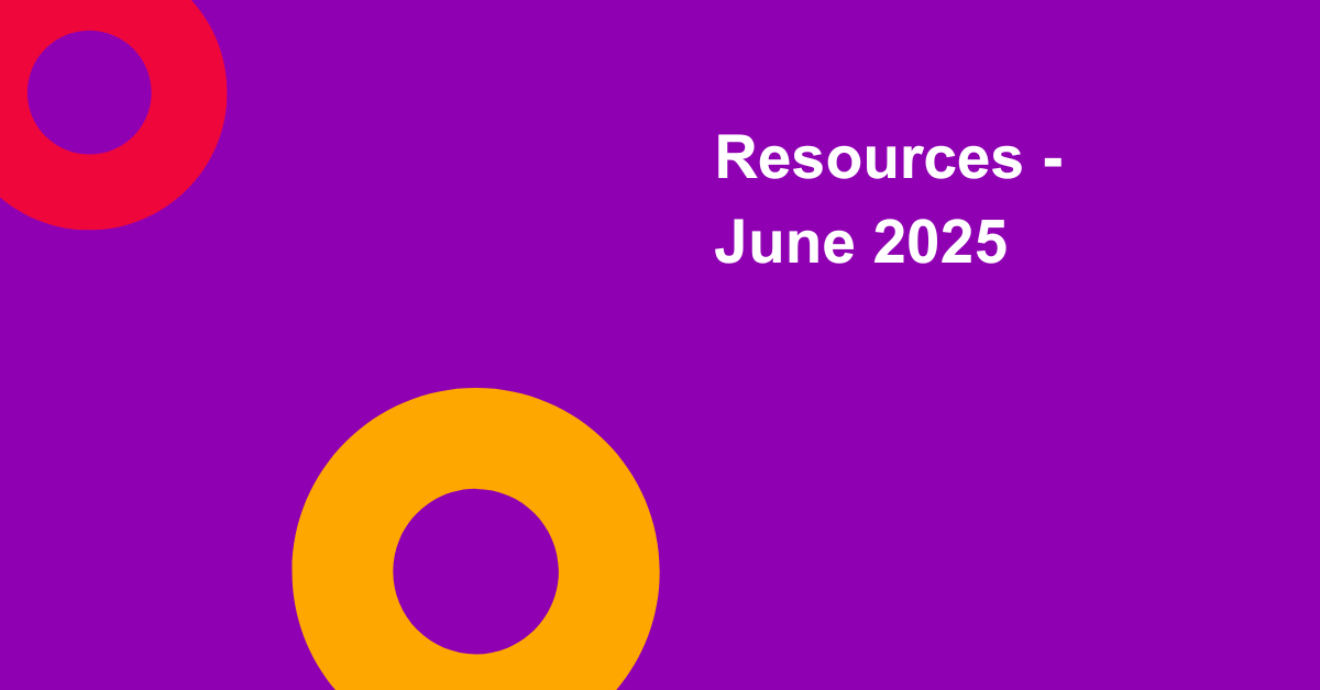 Resources for charities and community groups – June 2025
